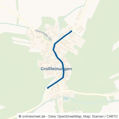 Hauptstraße Sangerhausen Großleinungen 