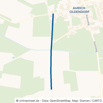 Am Wanderweg Großefehn Aurich-Oldendorf 