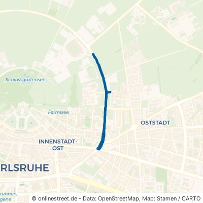 Adenauerring Karlsruhe Oststadt 