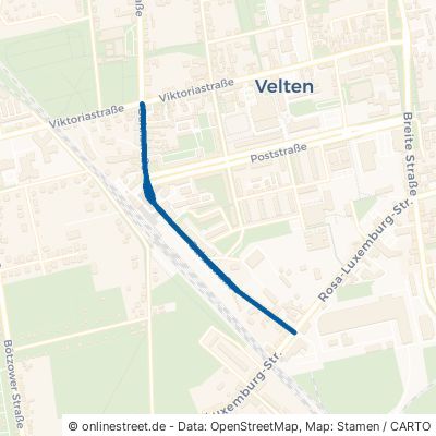 Bahnstraße Velten Bötzow 