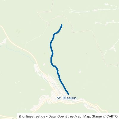 Bötzbergweg Sankt Blasien Saint Blasien 