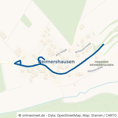 Verstalstraße Lohra Reimershausen 