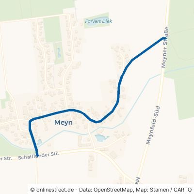 Dorfstraße Meyn 