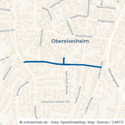 Südstraße Neckarsulm Obereisesheim 