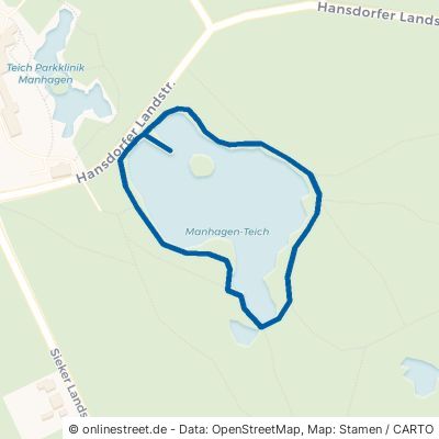 Rundweg Park Manhagen Großhansdorf Schmalenbeck 