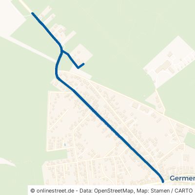 Hohenbrucher Straße Oranienburg Germendorf 