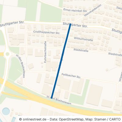 Waiblinger Straße Remshalden Grunbach 