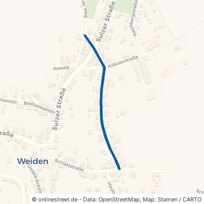 Höhwandelstraße Dornhan Weiden 