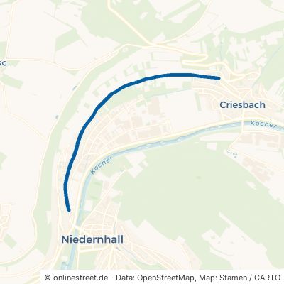 Burgstallstraße Ingelfingen Criesbach 