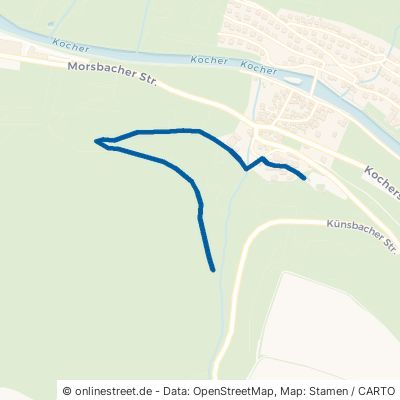 Lixenweg Künzelsau Morsbach 