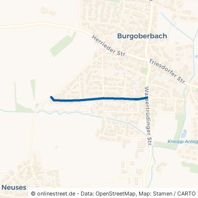 Aubstraße Burgoberbach Neuses 