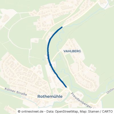 Olper Straße Wenden Rothemühle 