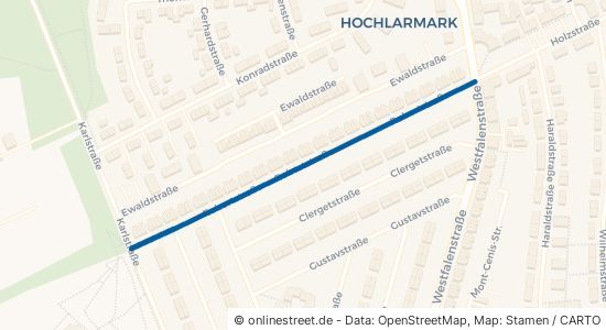 Robertstraße Recklinghausen Hochlarmark 