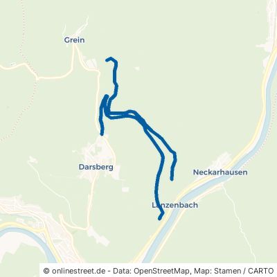 Lanzenbachweg Neckarsteinach Darsberg 