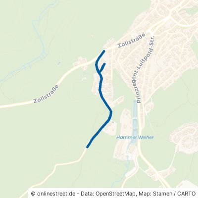 Bergstraße Scheidegg 