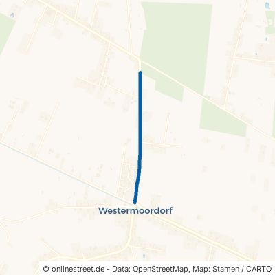 Klappbrücker Weg Großheide Westermoordorf 