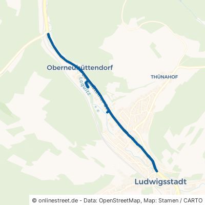 Lauensteiner Straße Ludwigsstadt Oberneuhüttendorf 