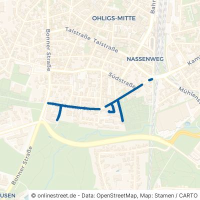 Hackhauser Straße Solingen Ohligs-Aufderhöhe 