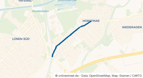 Preußenstraße Lünen Horstmar 