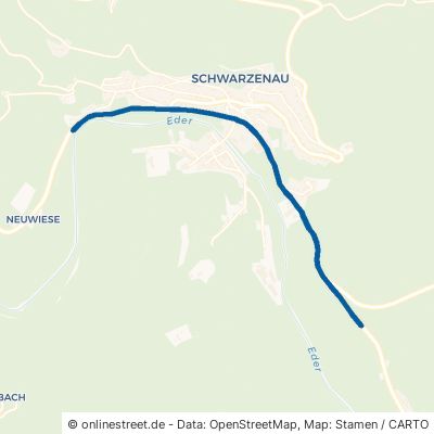 Edertalstraße Bad Berleburg Schwarzenau 