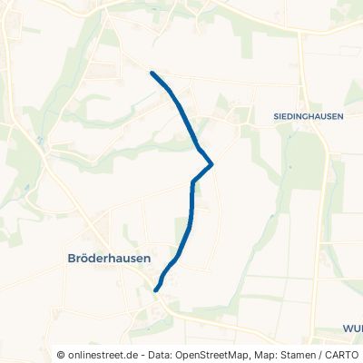 Großenberkener Straße Hüllhorst Bröderhausen 