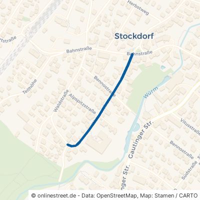 Zugspitzstraße Gauting Stockdorf 