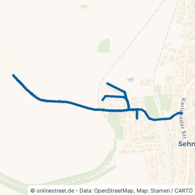 Schlettauer Straße Sehmatal Sehma 