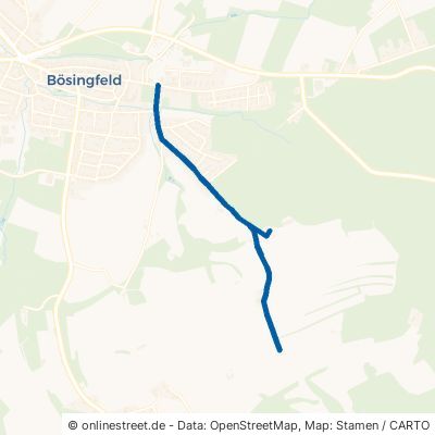 Waldstraße Extertal Bösingfeld 