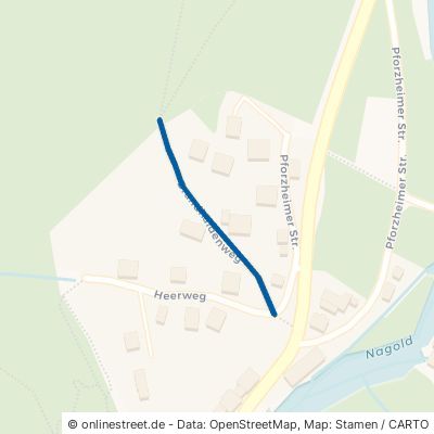 Brandhaldenweg 75365 Landkreis Calw Ernstmühl 