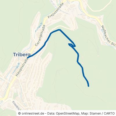 Retschenweg Triberg Stadtgebiet 
