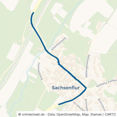 Sachsenstraße Lauda-Königshofen Sachsenflur 