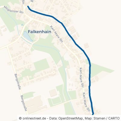 Karl-Haupt-Straße Lossatal Falkenhain 