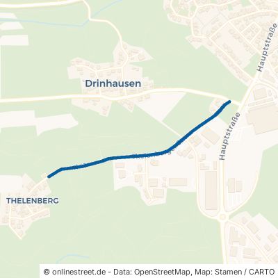 Thelenberger Straße Asbach Drinhausen 