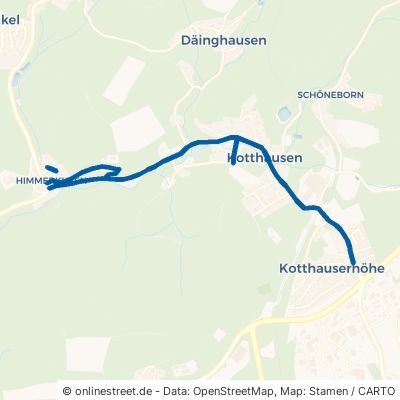 Gimborner Straße Marienheide Kotthausen 