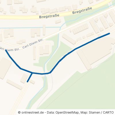Salomon-Siedle-Straße Furtwangen im Schwarzwald Stadtgebiet 
