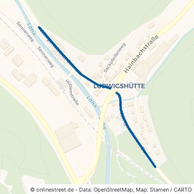 Wittgensteiner Straße Biedenkopf Ludwigshütte 