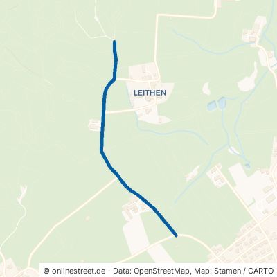 Leitner Straße Böbing Leithen 