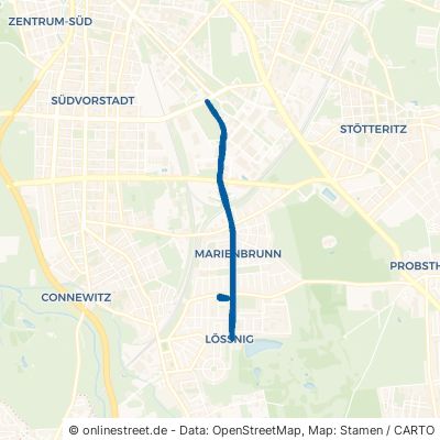 Zwickauer Straße 04277 Leipzig Marienbrunn Süd