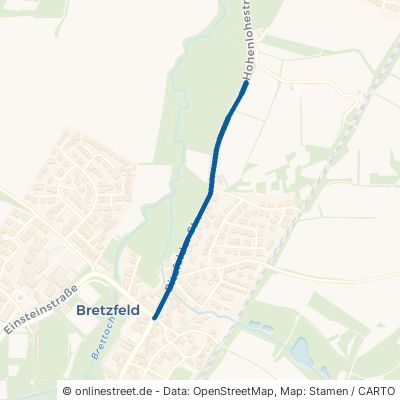 Bitzfelder Straße Bretzfeld 