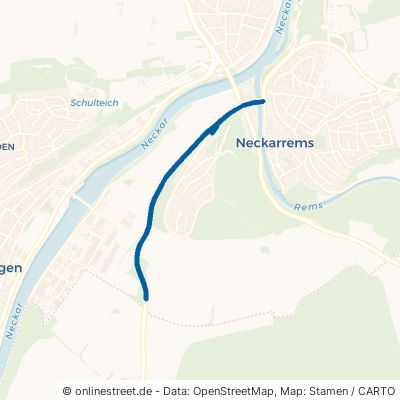 Fellbacher Straße Remseck am Neckar Neckarrems 