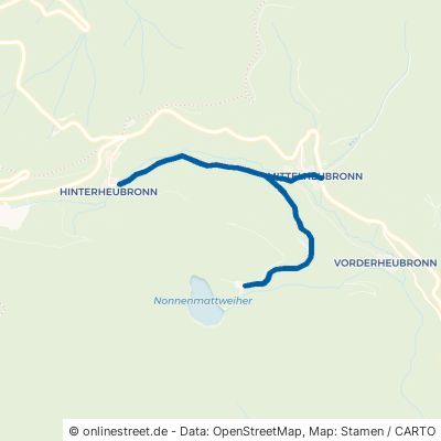 Nonnenmattweiherweg Kleines Wiesental Neuenweg 