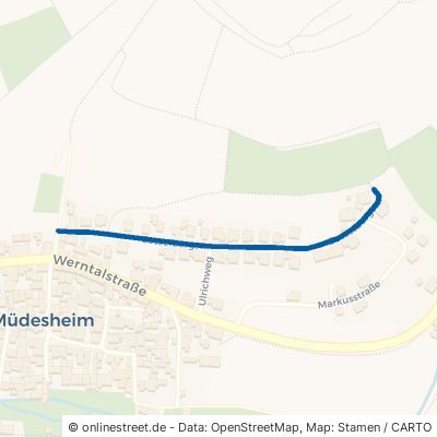 Sesselbergstraße Arnstein Müdesheim 
