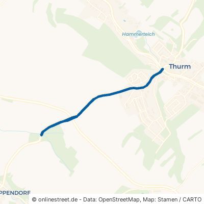 Zwickauer Straße Mülsen Thurm 