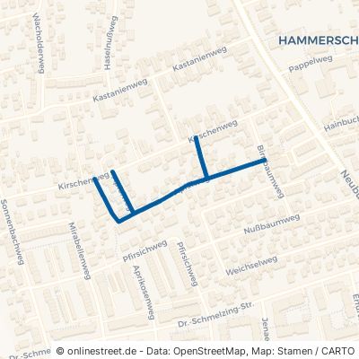 Apfelweg Augsburg Hammerschmiede 