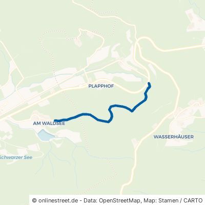Unterer Dachsklingenweg Fichtenberg Vorderlangert 