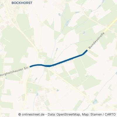 Bundesstraße Versmold Bockhorst 