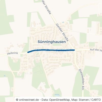 Dorfstraße Oelde Sünninghausen 