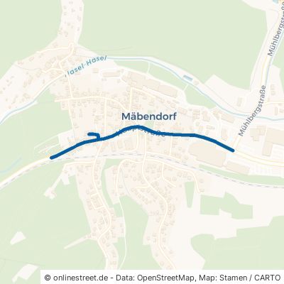 Hauptstraße Suhl Mäbendorf 