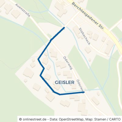 Geislerweg Schneizlreuth Weißbach 