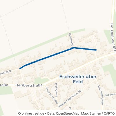 Buntwolfstraße Nörvenich Eschweiler über Feld 